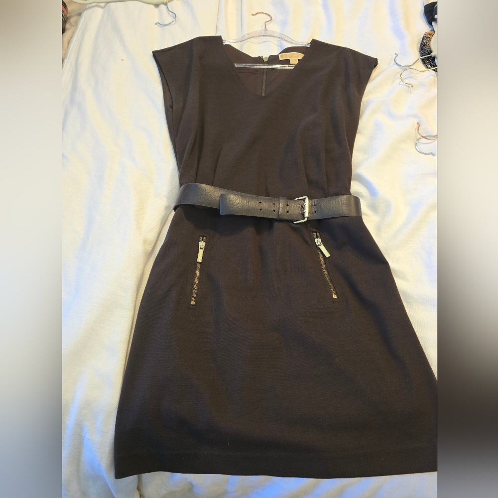 MICHAEL Michael Kors Black Dress with Belt